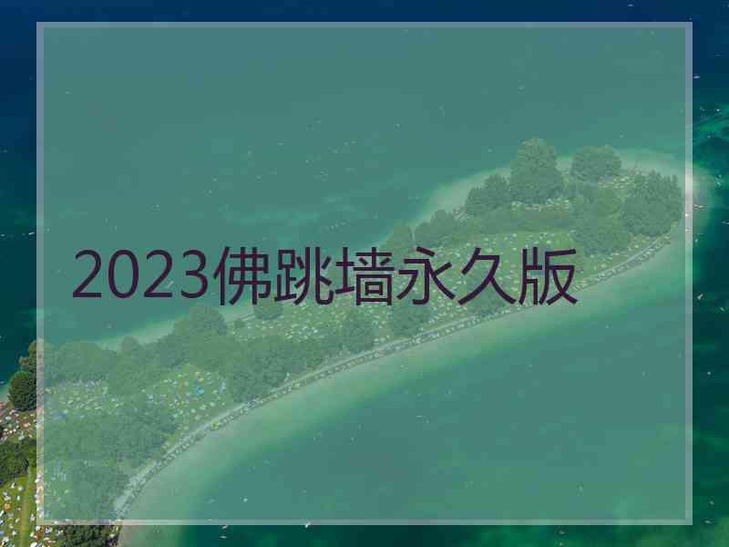 2023佛跳墙永久版