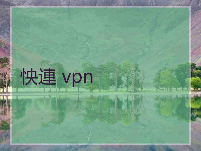 怏連 vpn