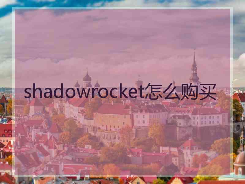 shadowrocket怎么购买