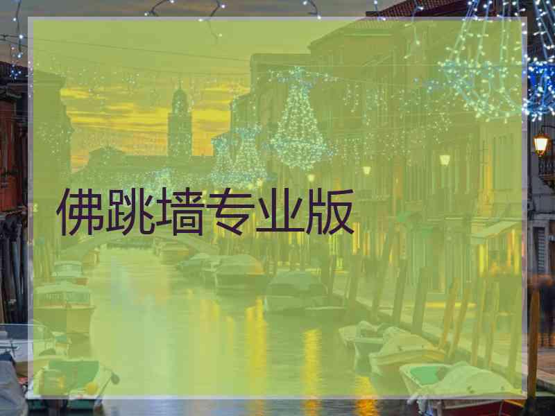 佛跳墙专业版