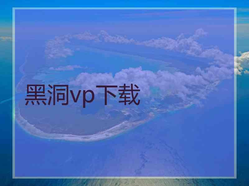 黑洞vp下载