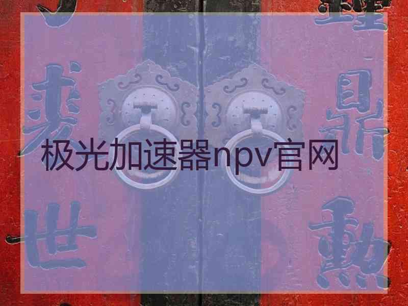 极光加速器npv官网