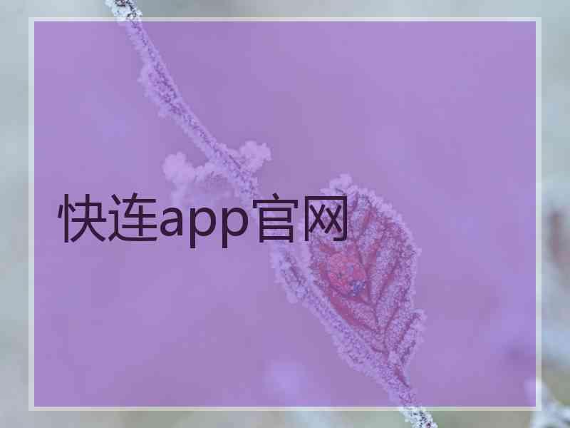 快连app官网