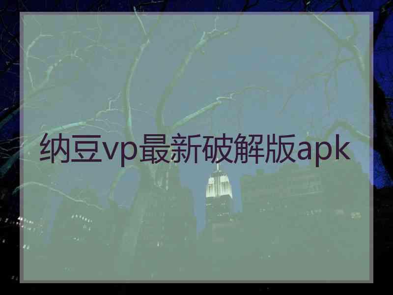 纳豆vp最新破解版apk