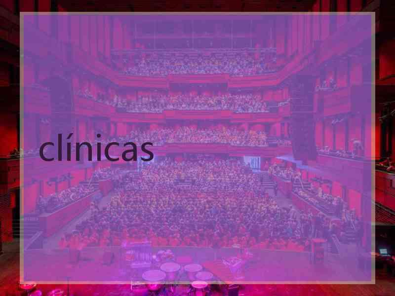 clínicas