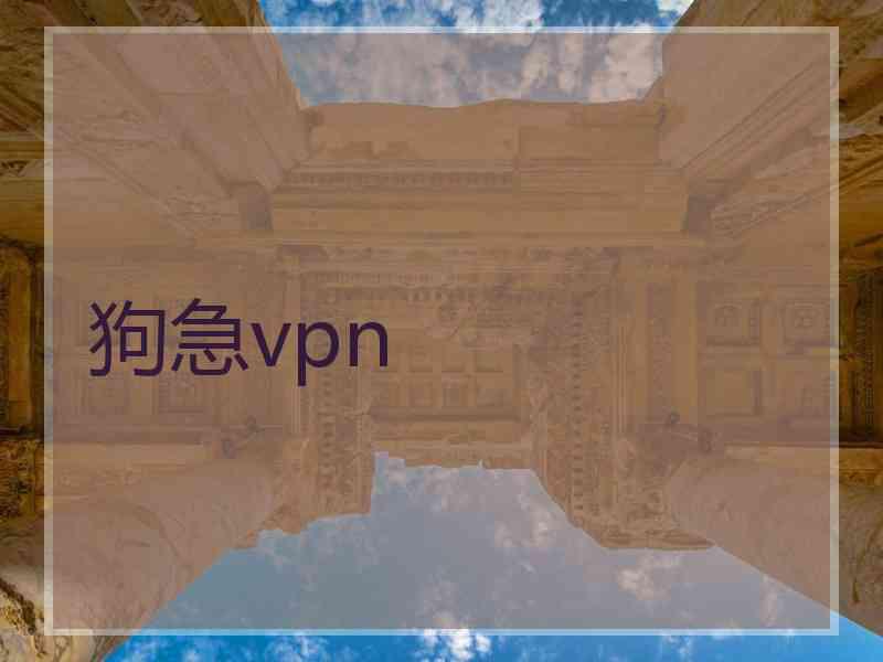 狗急vpn