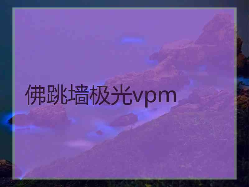 佛跳墙极光vpm