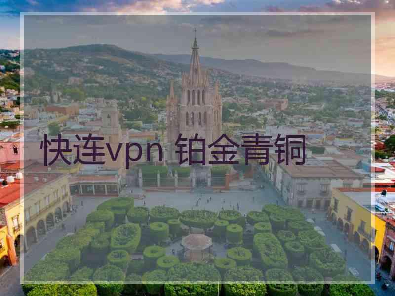 快连vpn 铂金青铜