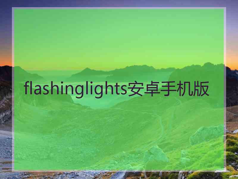 flashinglights安卓手机版