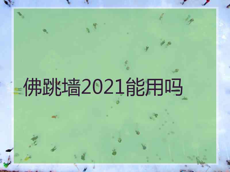 佛跳墙2021能用吗