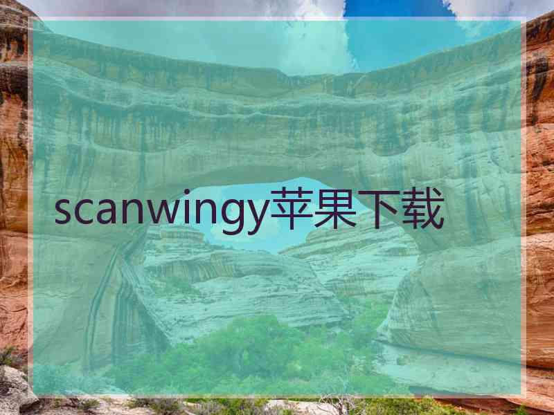 scanwingy苹果下载