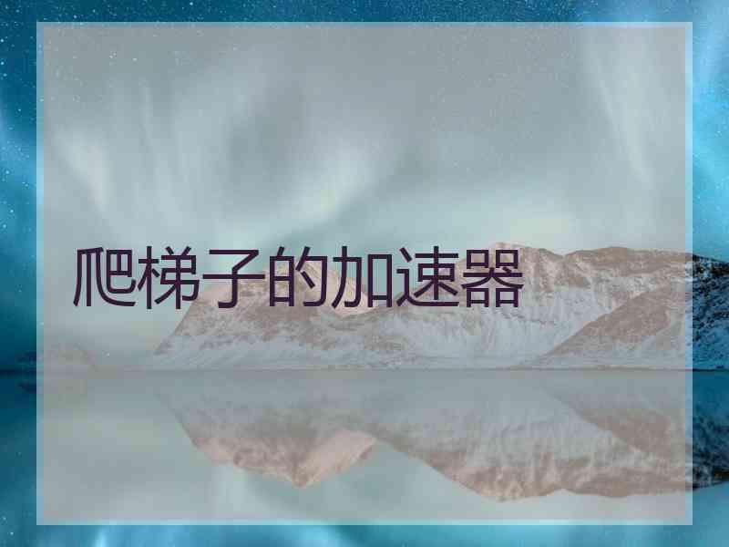 爬梯子的加速器