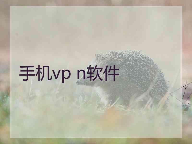 手机vp n软件