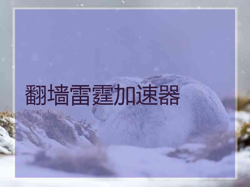 翻墙雷霆加速器