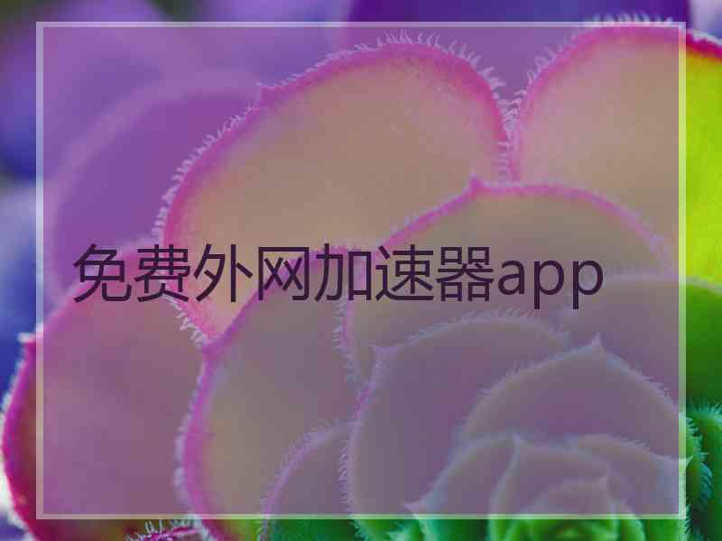 免费外网加速器app