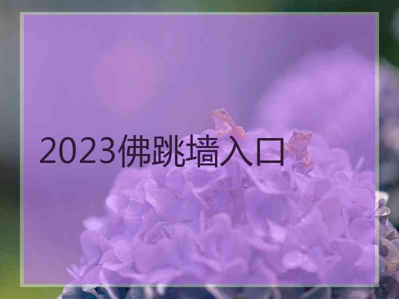 2023佛跳墙入口