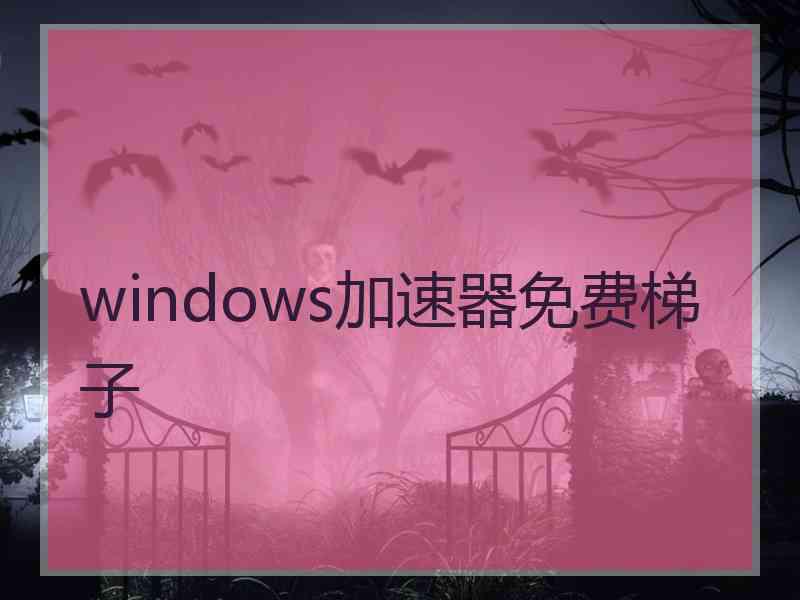 windows加速器免费梯子